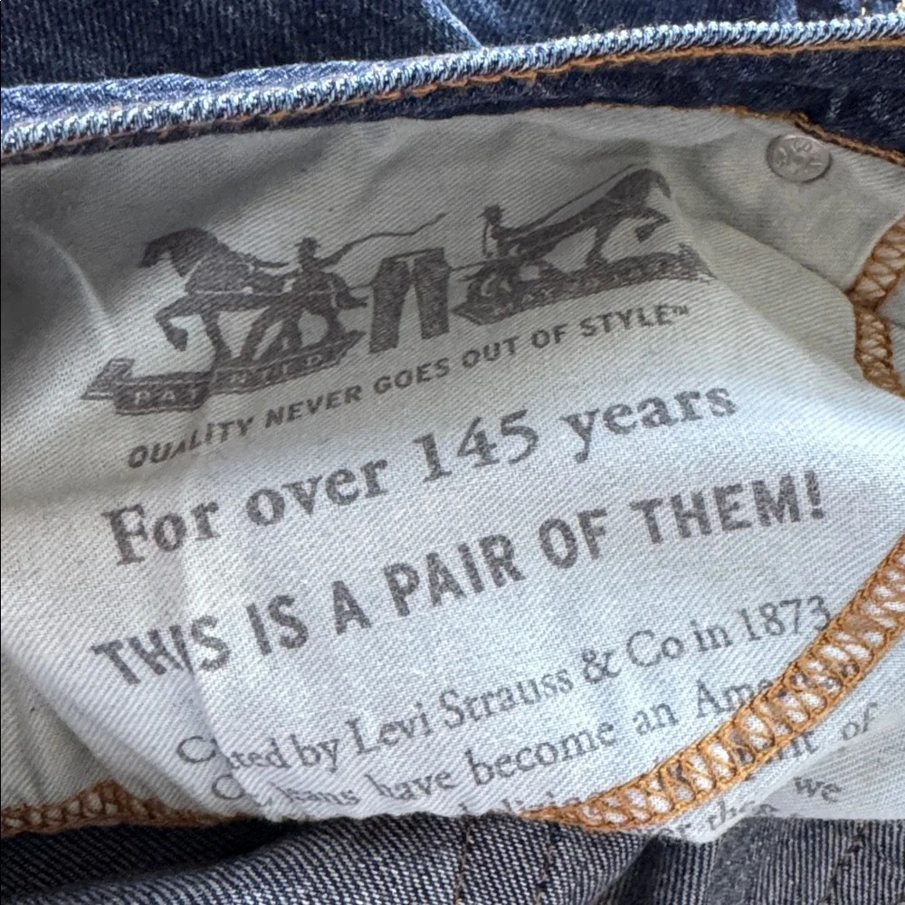 Levi's 511 Dark Blue Jean Shorts 34